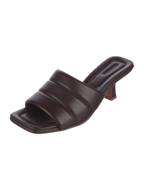 Vince Leather Slides