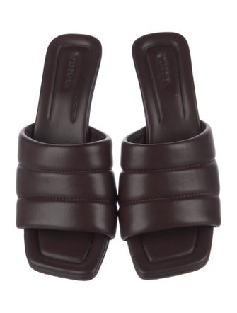 Vince Leather Slides