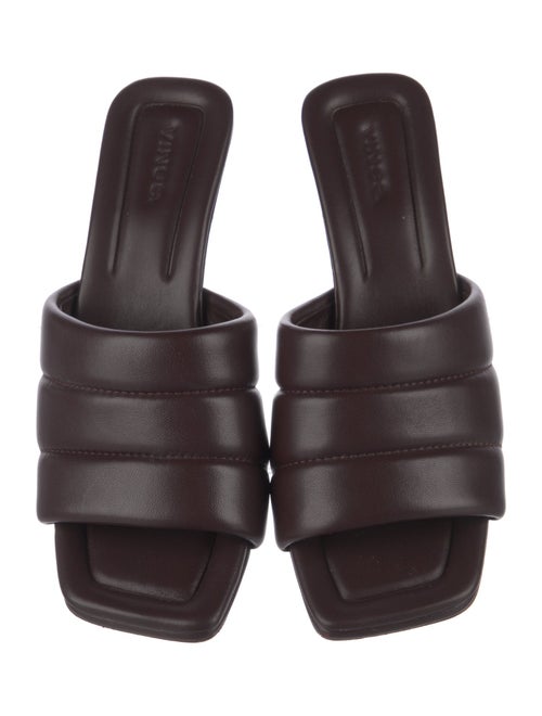 Vince Leather Slides