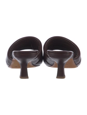 Vince Leather Slides