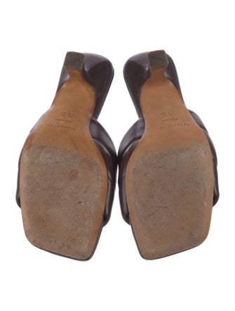 Vince Leather Slides