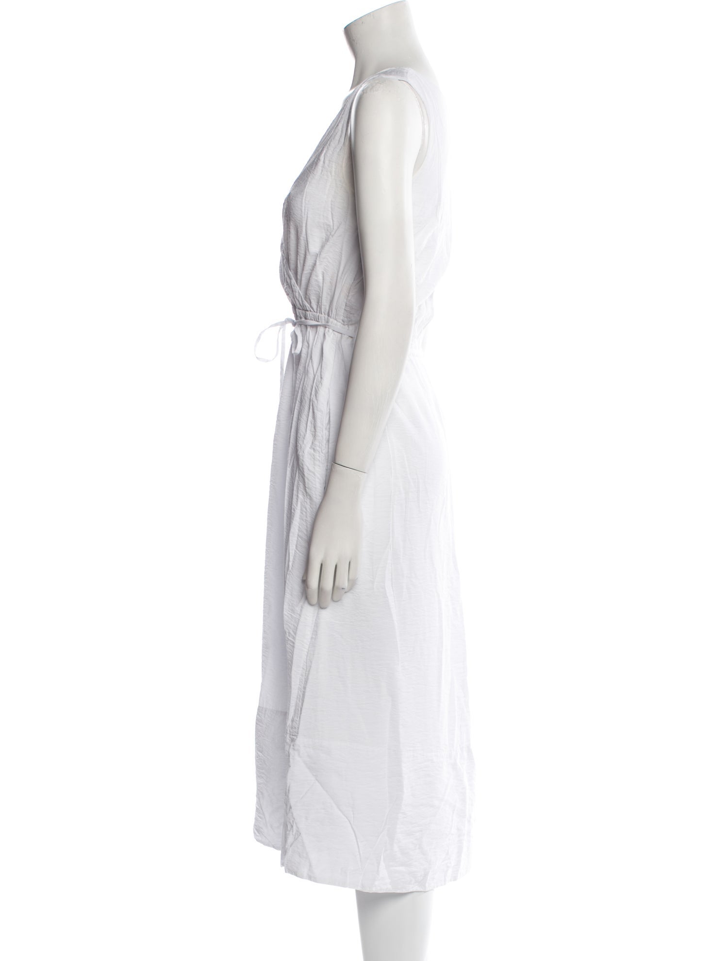 Vince V-Neck Midi Length Dress