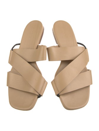 Vince Leather Slides
