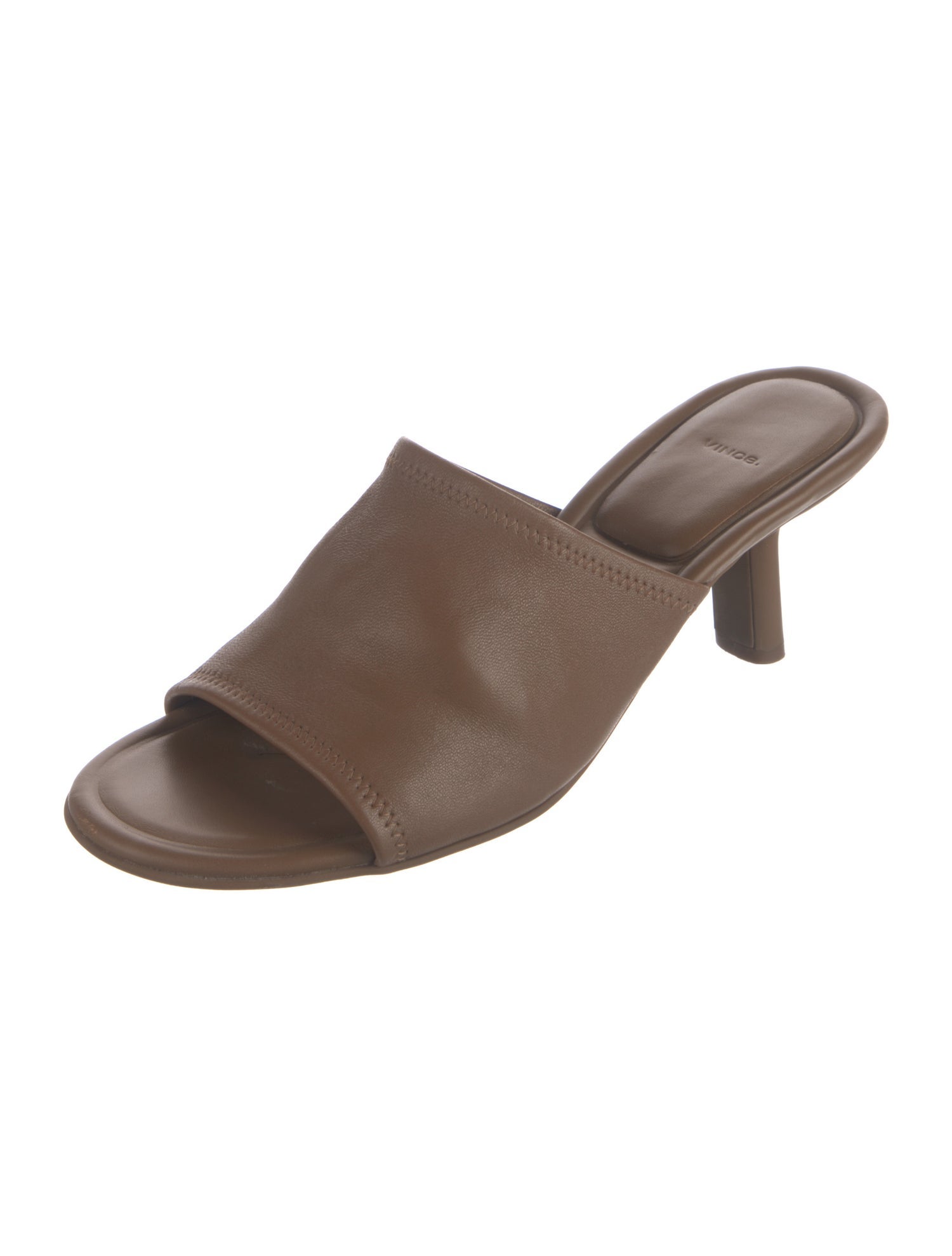 Vince Leather Slides