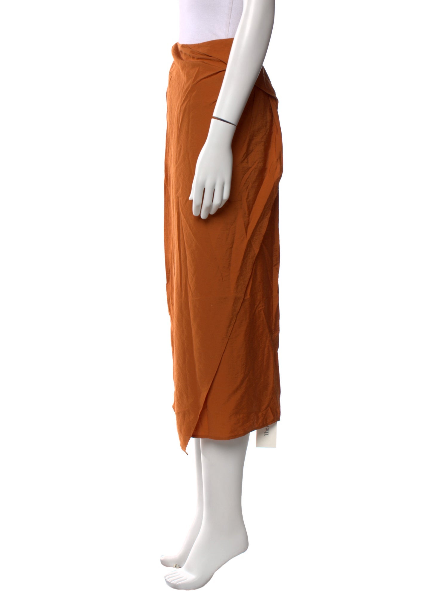 Vince Silk Midi Length Skirt