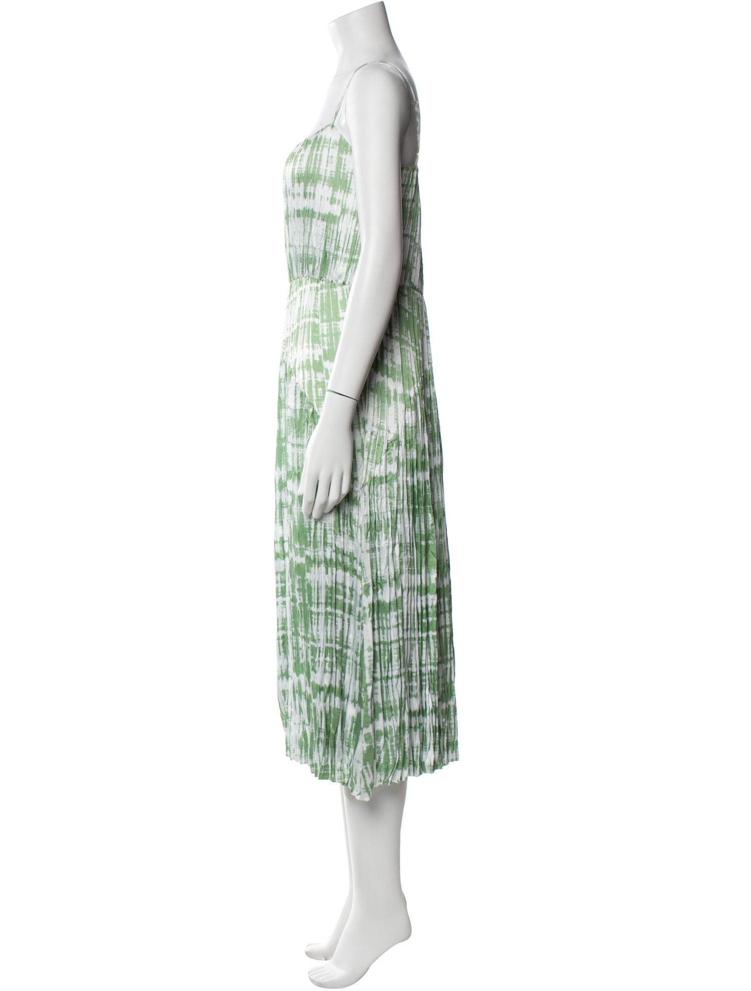 Vince Tie-Dye Print Midi Length Dress w/ Tags