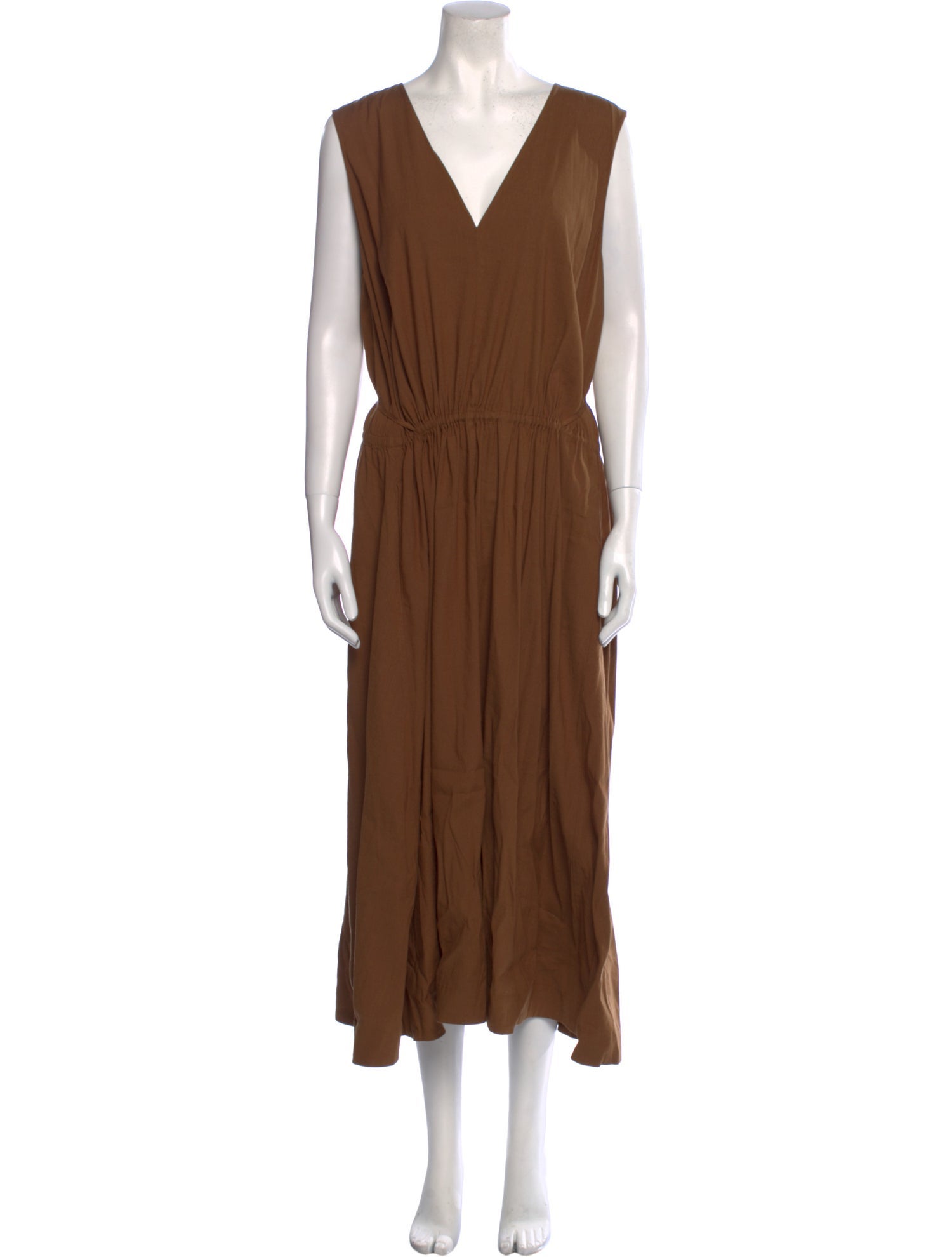 Vince V-Neck Long Dress