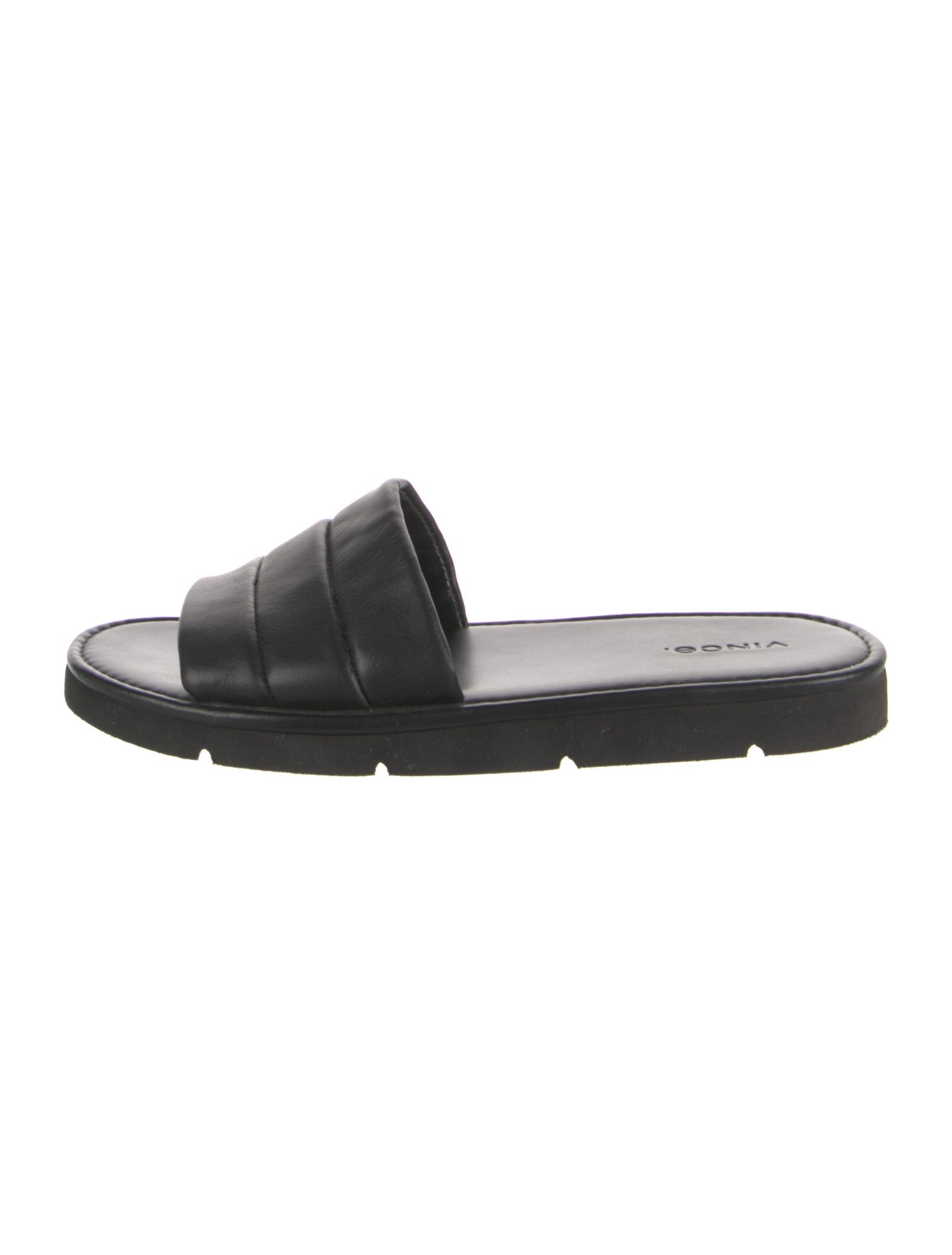 Vince Leather Slides