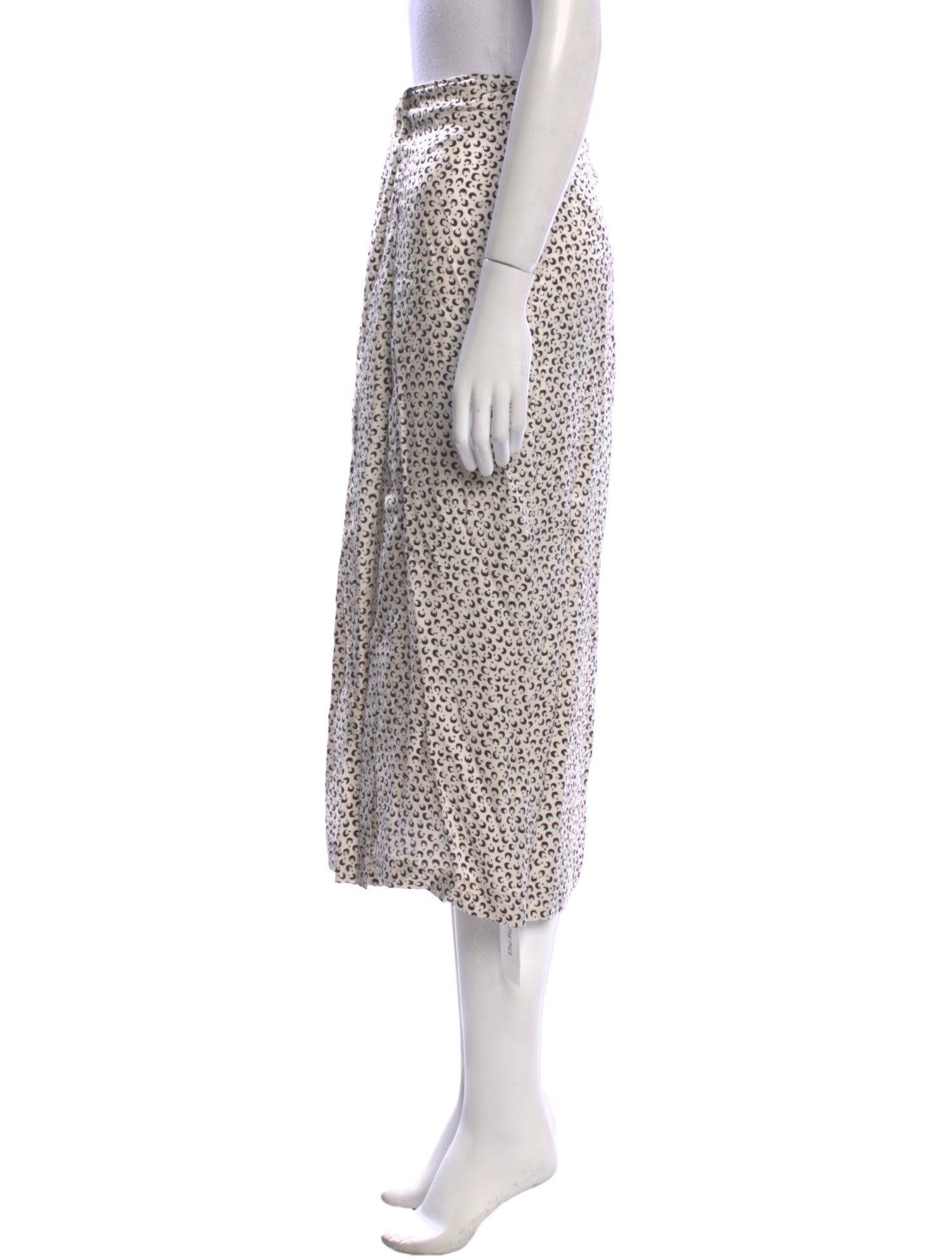 Vince Printed Midi Length Skirt