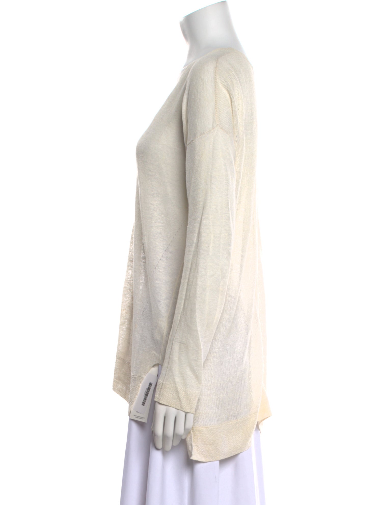 Vince Linen V-Neck Sweater