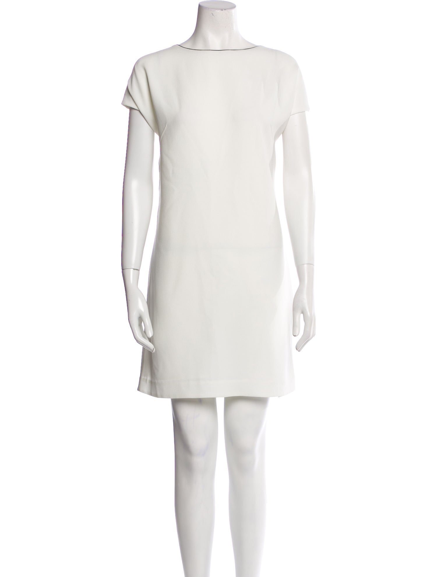 Vince Bateau Neckline Mini Dress