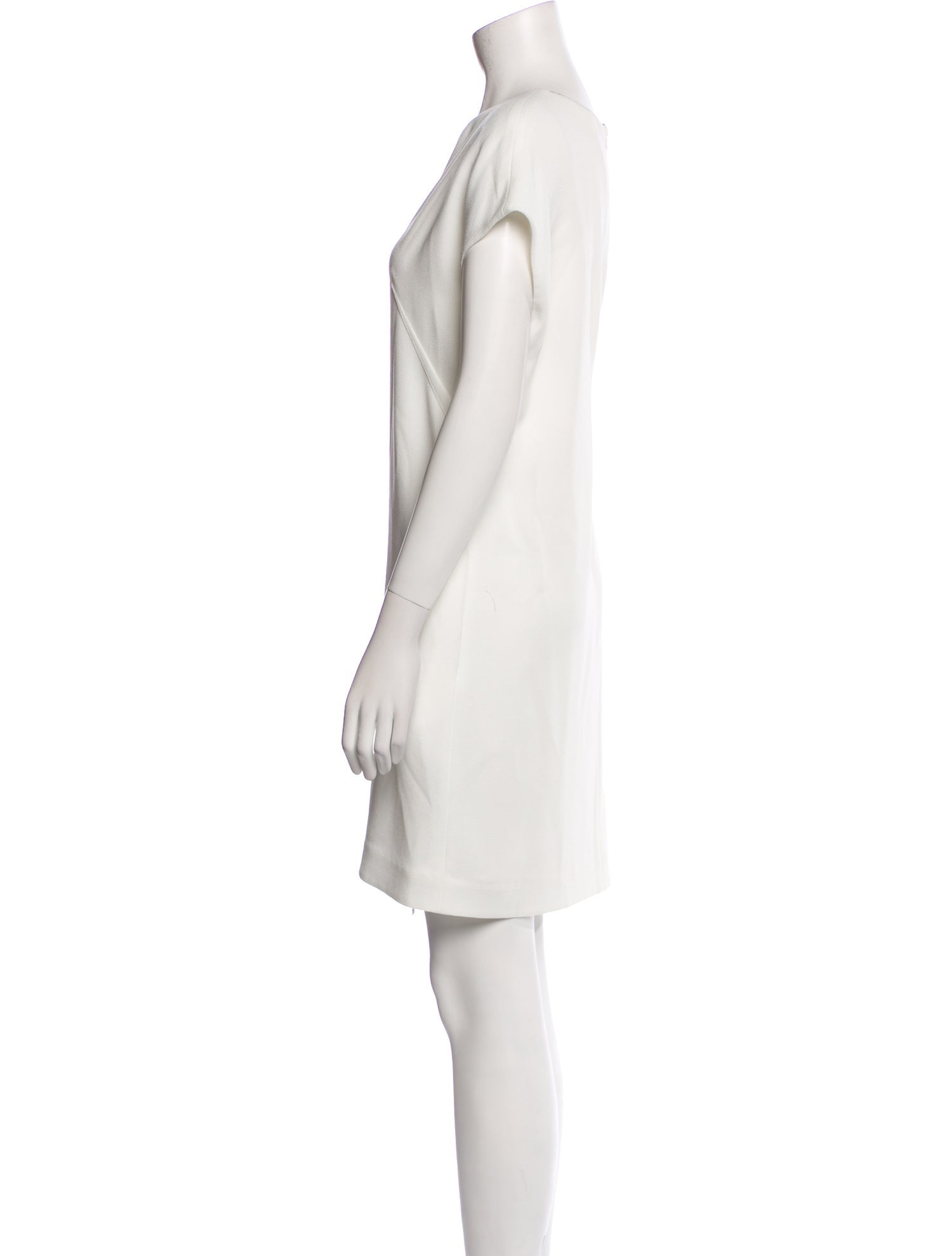 Vince Bateau Neckline Mini Dress