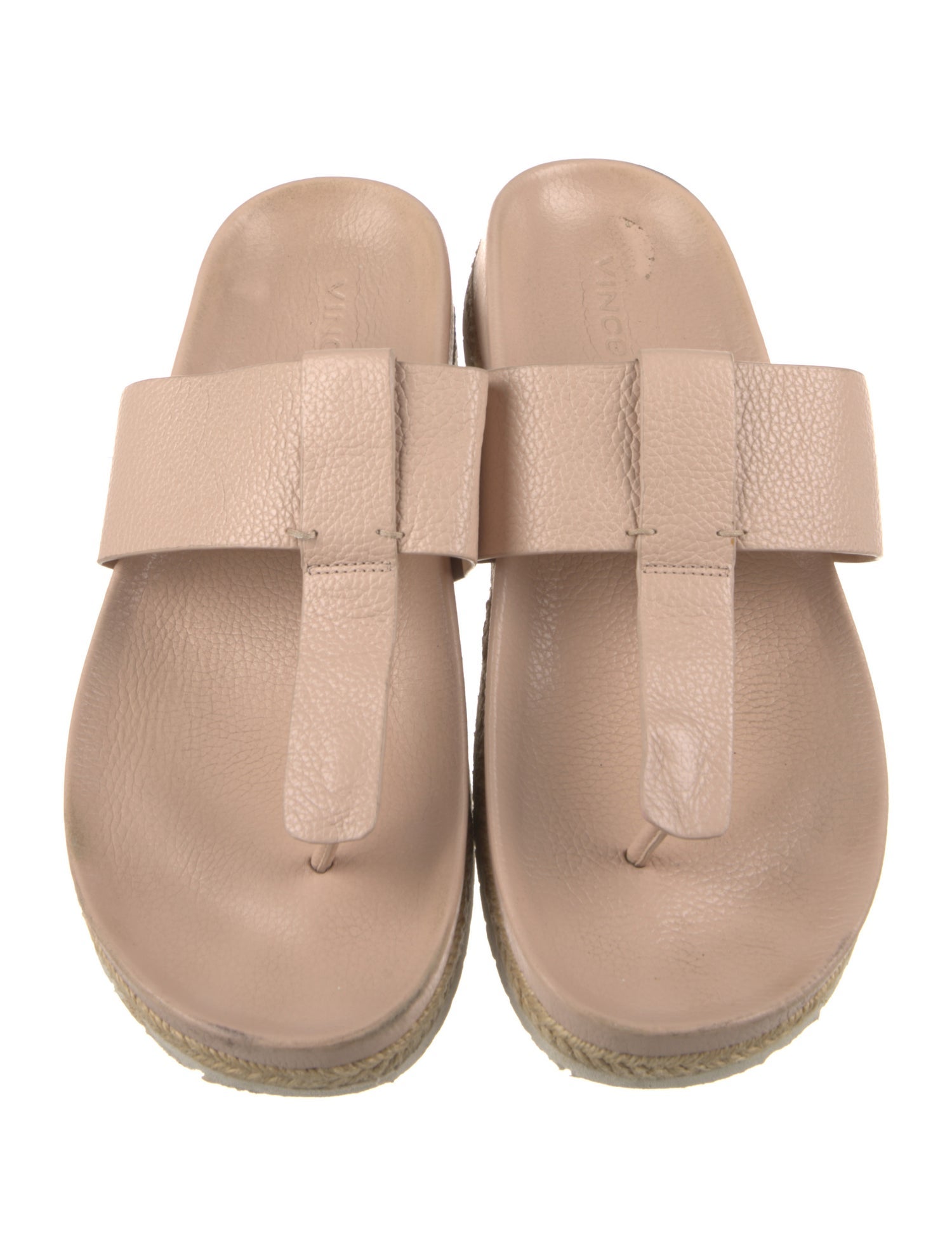 Vince Leather Slides