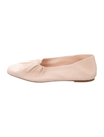 Vince Leather Ballet Flats