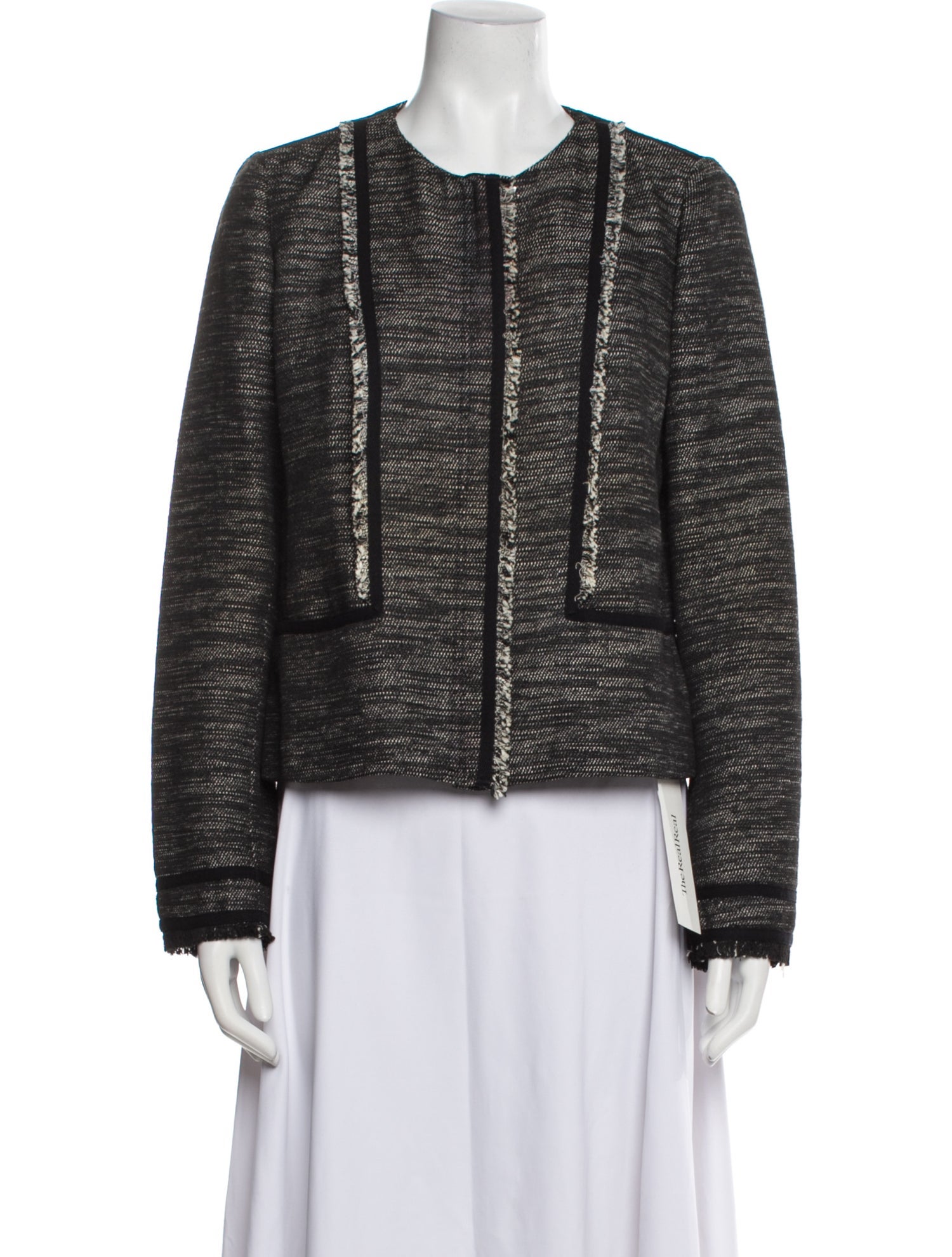 Vince Tweed Pattern Evening Jacket