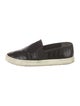Vince Embossed Leather Sneakers