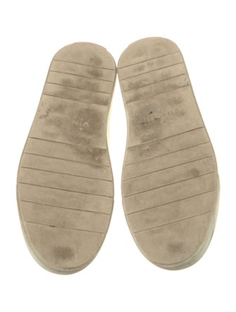 Vince Embossed Leather Sneakers