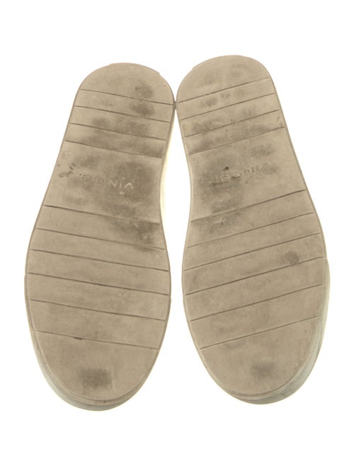 Vince Embossed Leather Sneakers