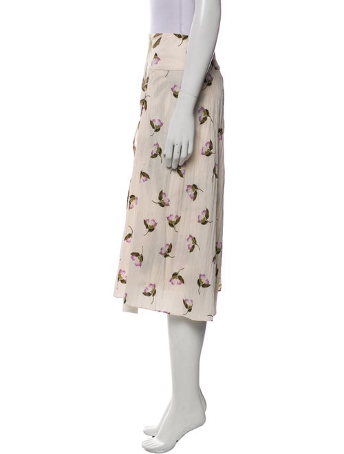 Vince Printed Midi Length Skirt