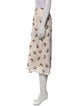 Vince Printed Midi Length Skirt