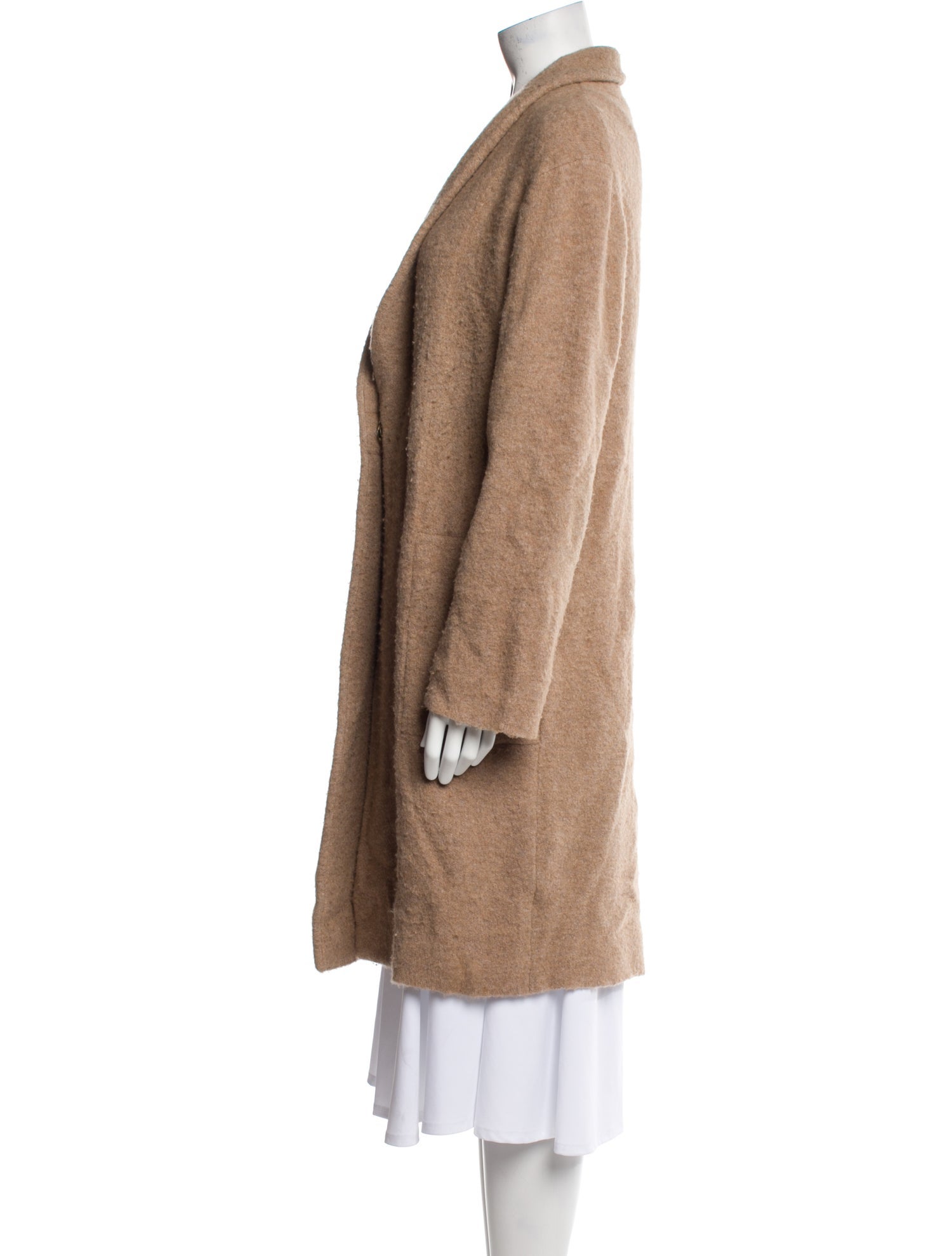 Vince Merino Wool Faux Fur Coat