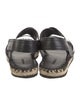 Vince Leather Animal Print Espadrilles