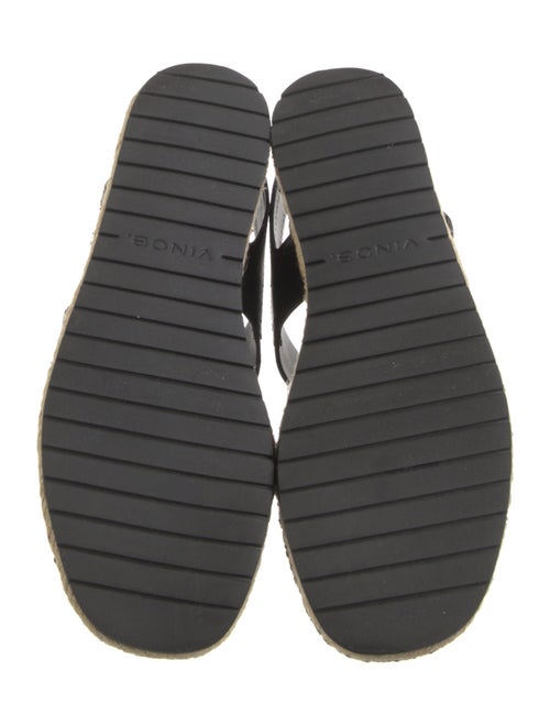 Vince Leather Animal Print Espadrilles