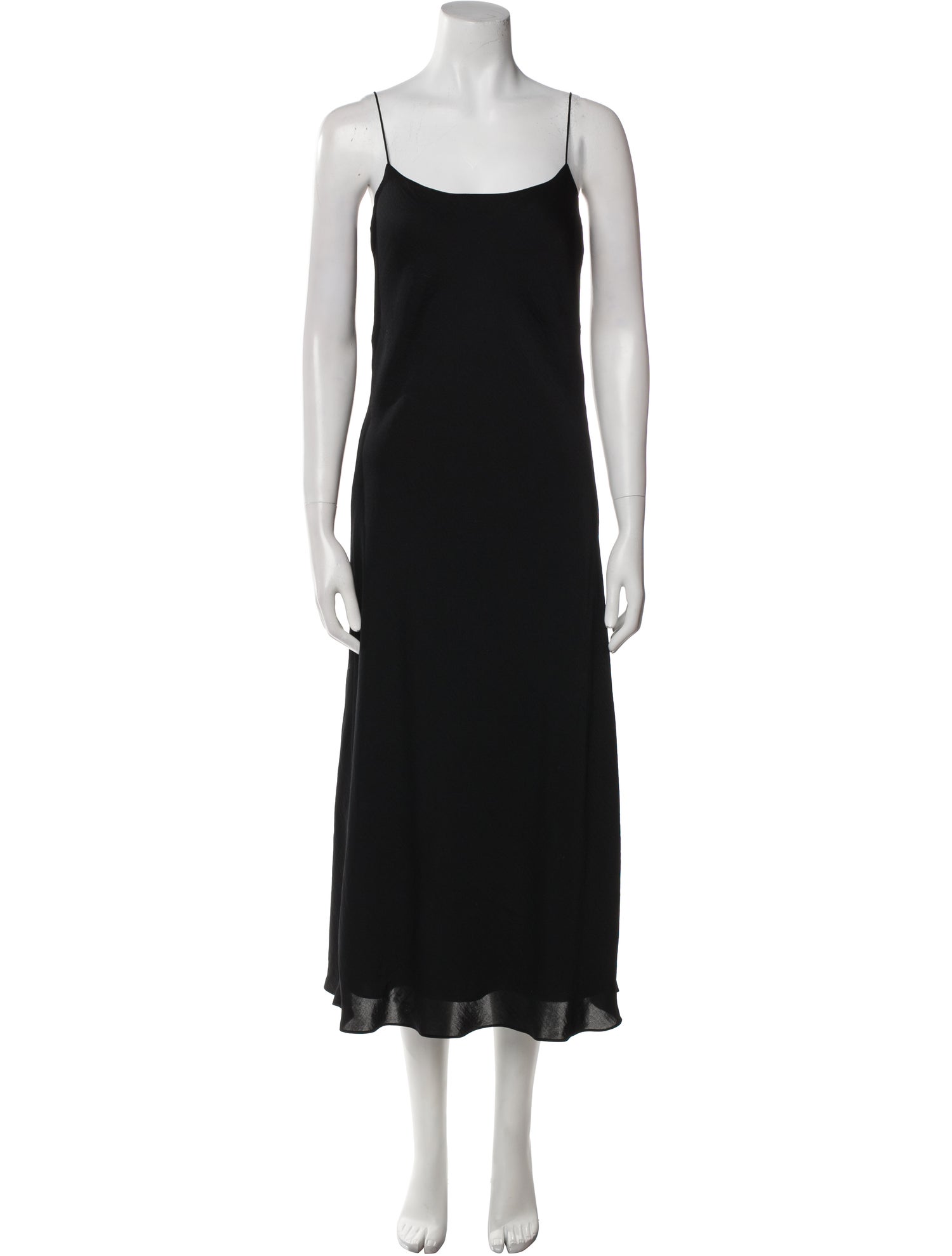 Vince Scoop Neck Midi Length Dress