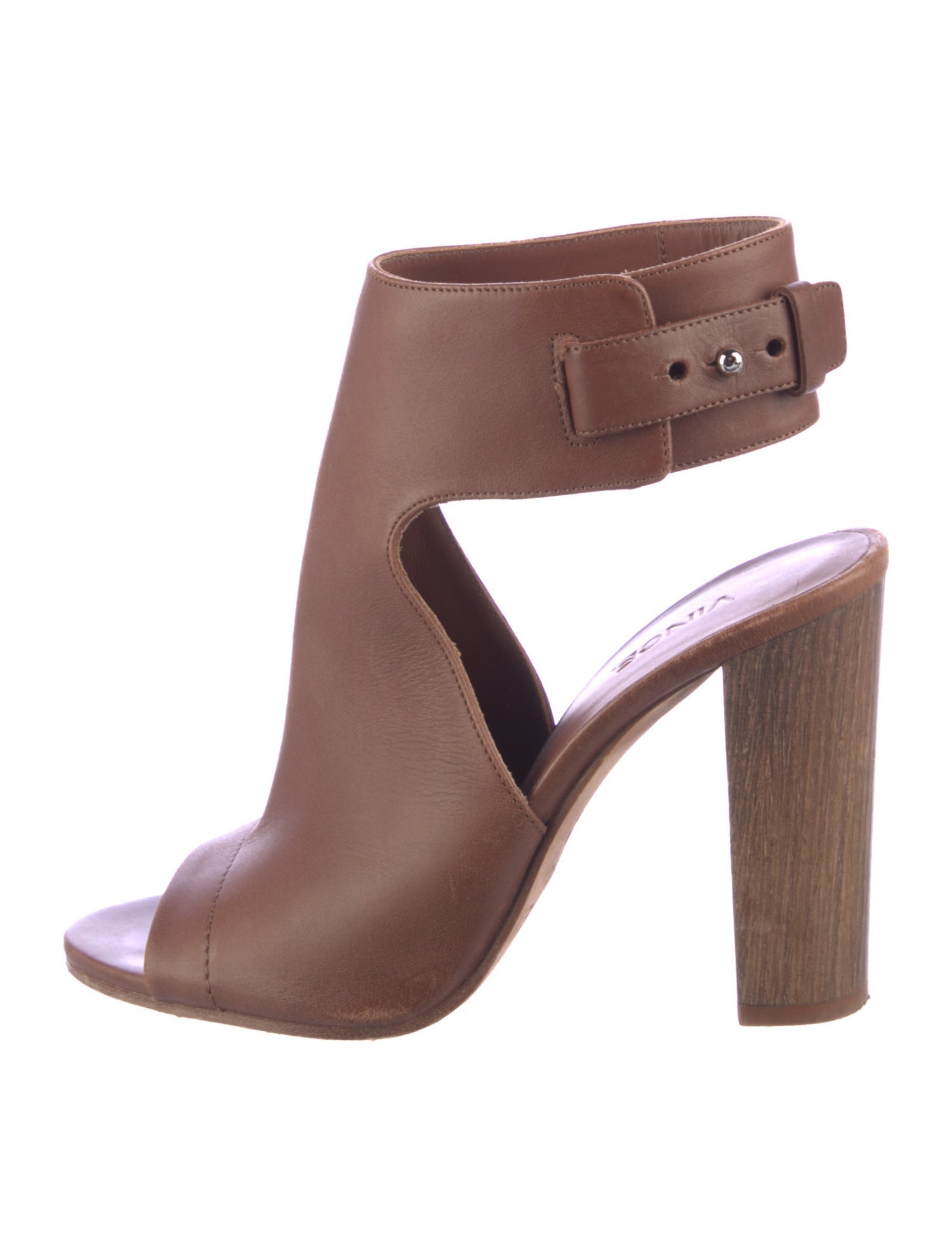 Vince Leather Slingback Sandals