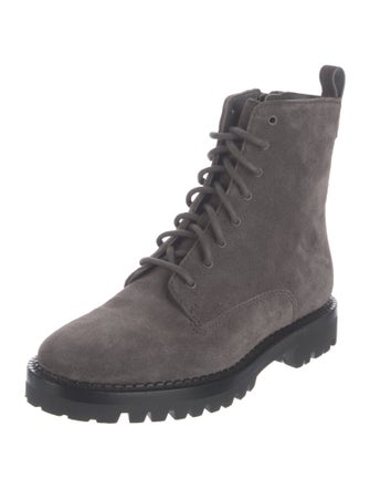 Vince Suede Combat Boots