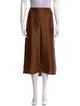 Vince Silk Midi Length Skirt