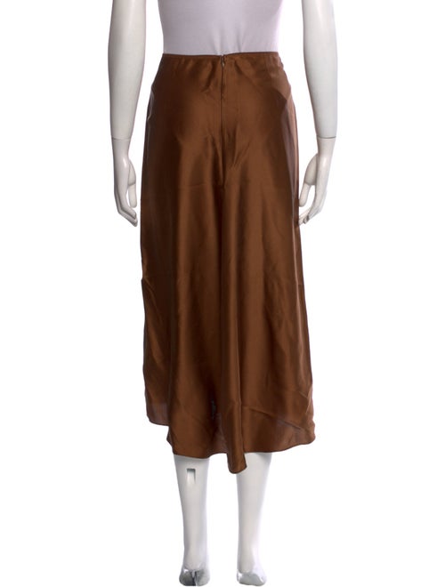 Vince Silk Midi Length Skirt