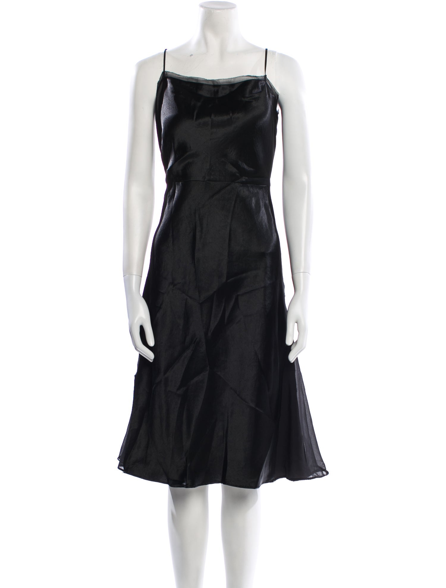 Vince Square Neckline Midi Length Dress