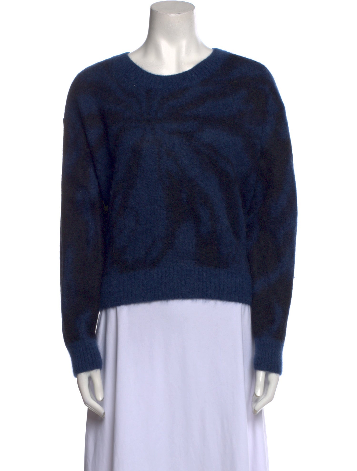 Vince Printed Crew Neck Sweater