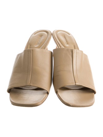 Vince Leather Slides