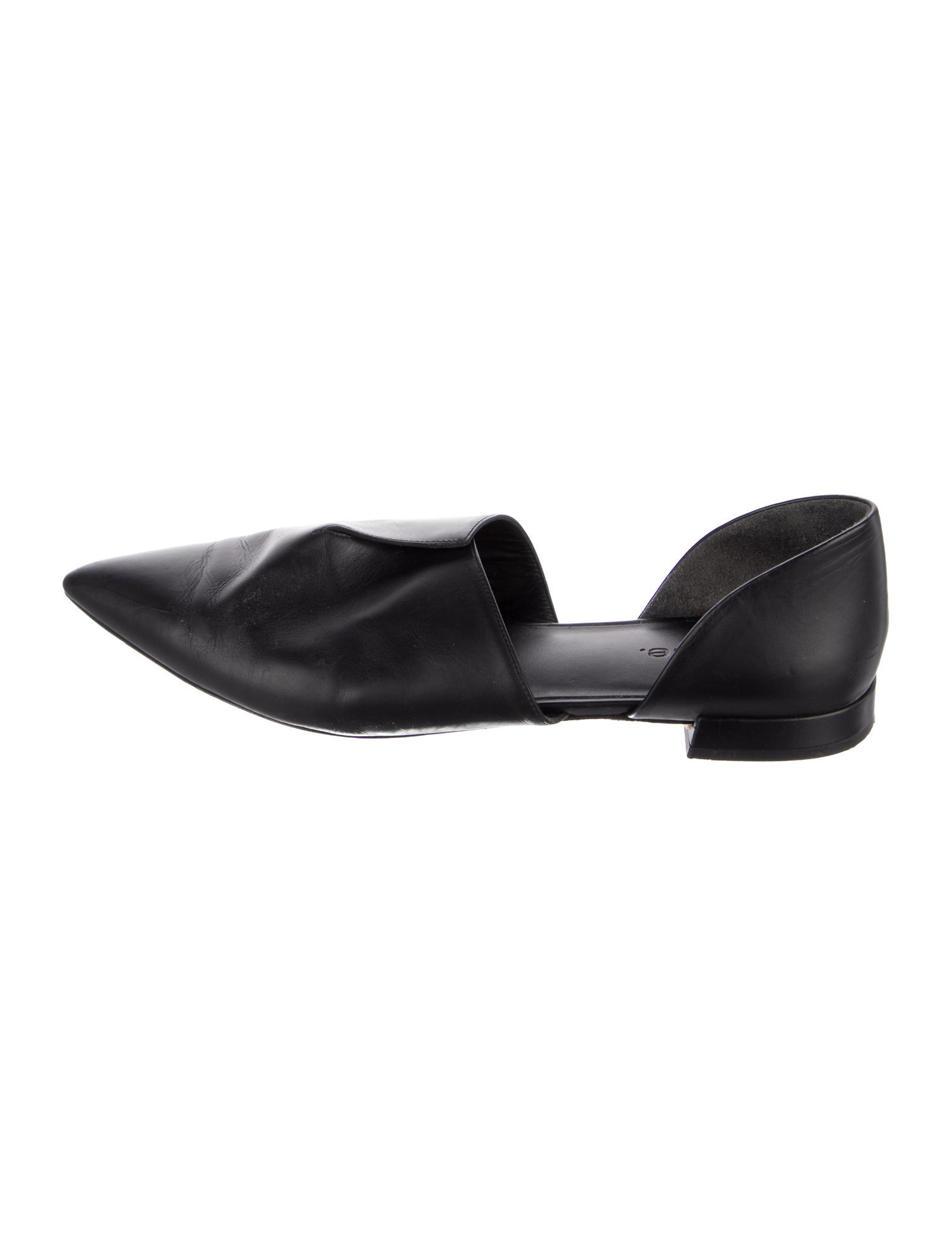 Vince Leather D'Orsay Flats