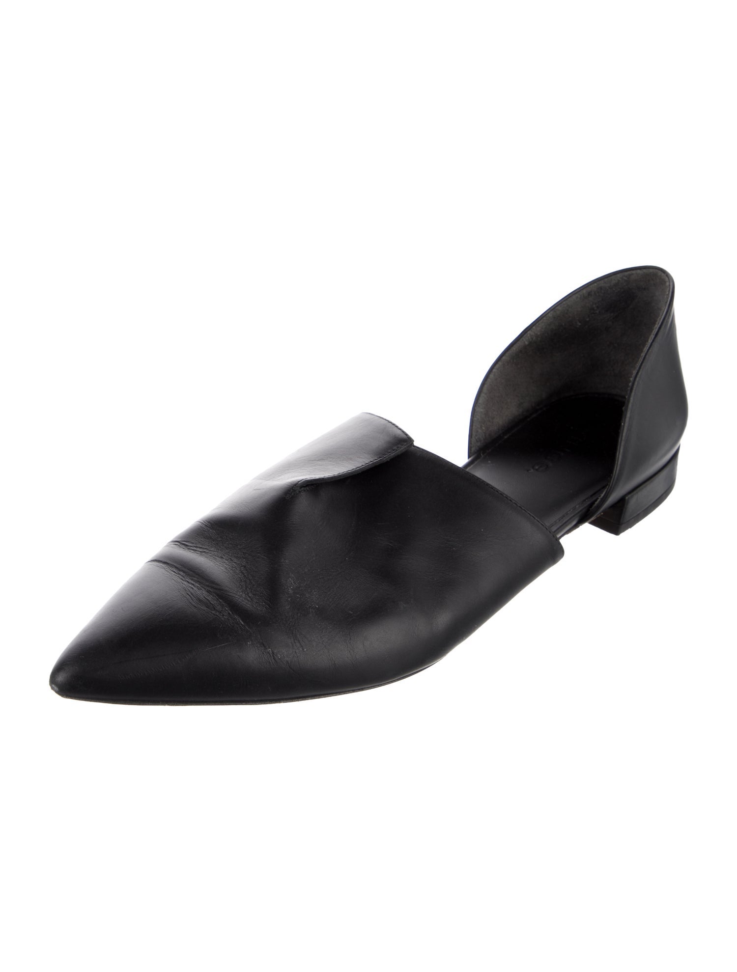 Vince Leather D'Orsay Flats