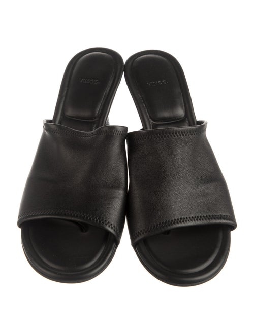 Vince Leather Slides