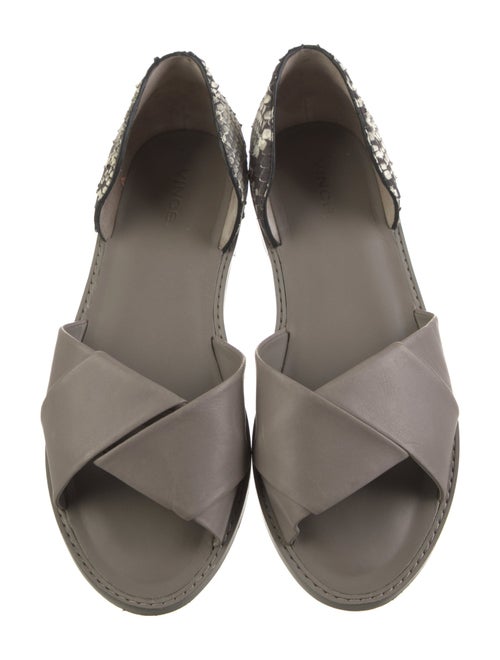 Vince Leather Slides