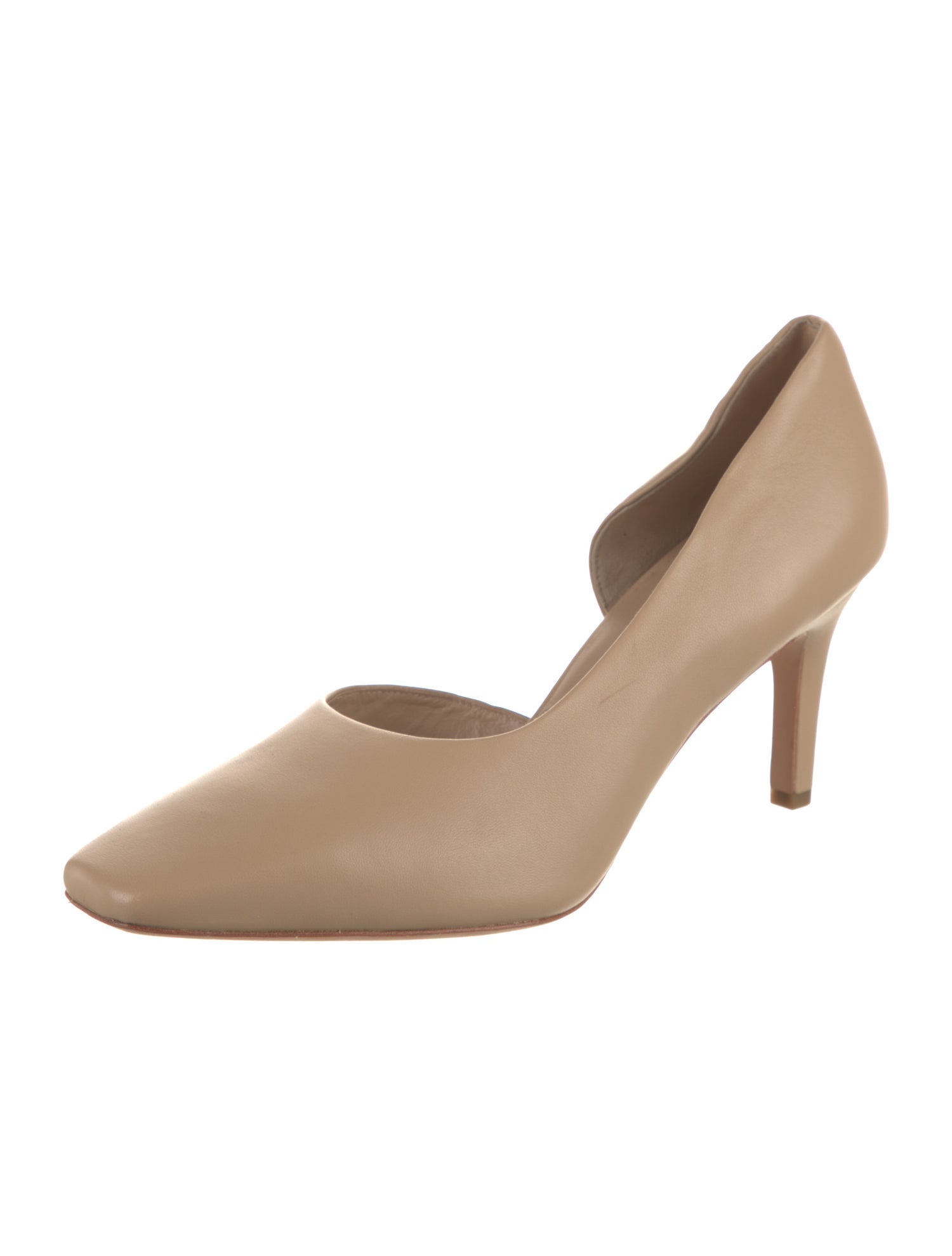 Vince Leather D'Orsay Pumps