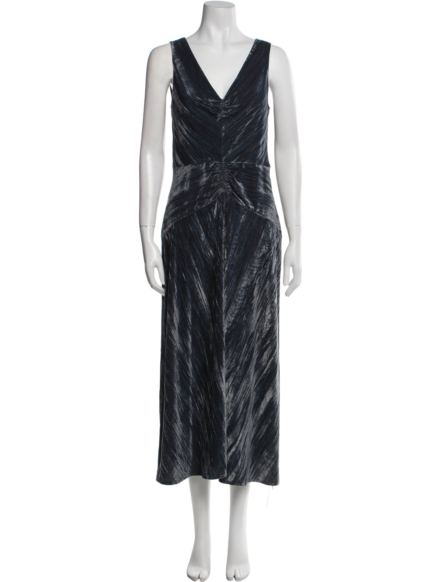 Vince Velvet Long Dress