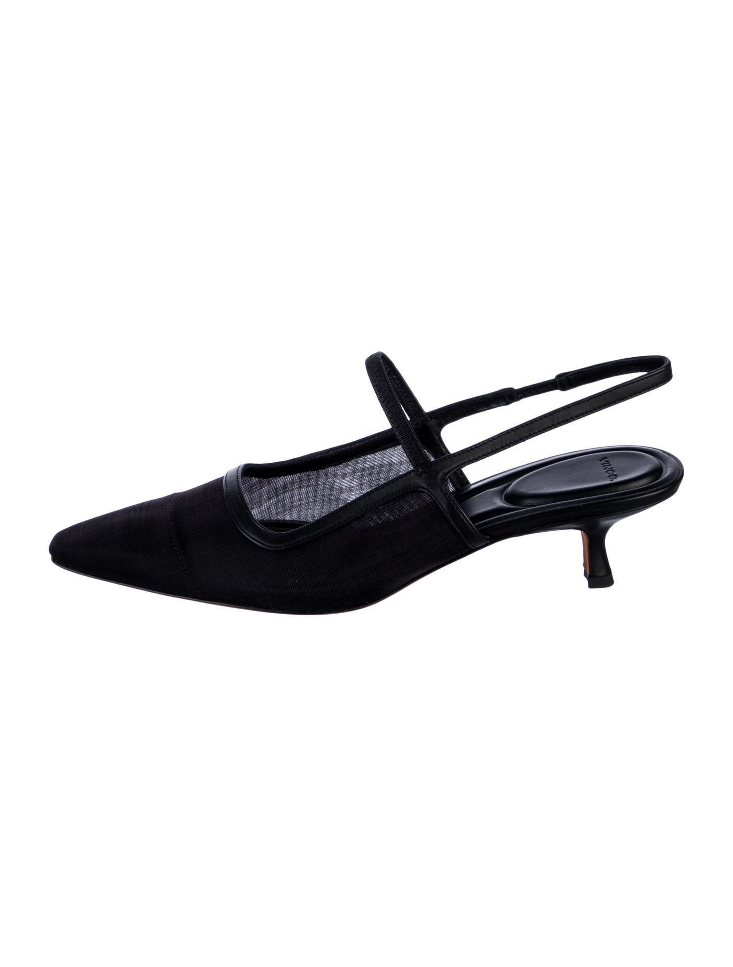 Vince Leather Slingback Flats