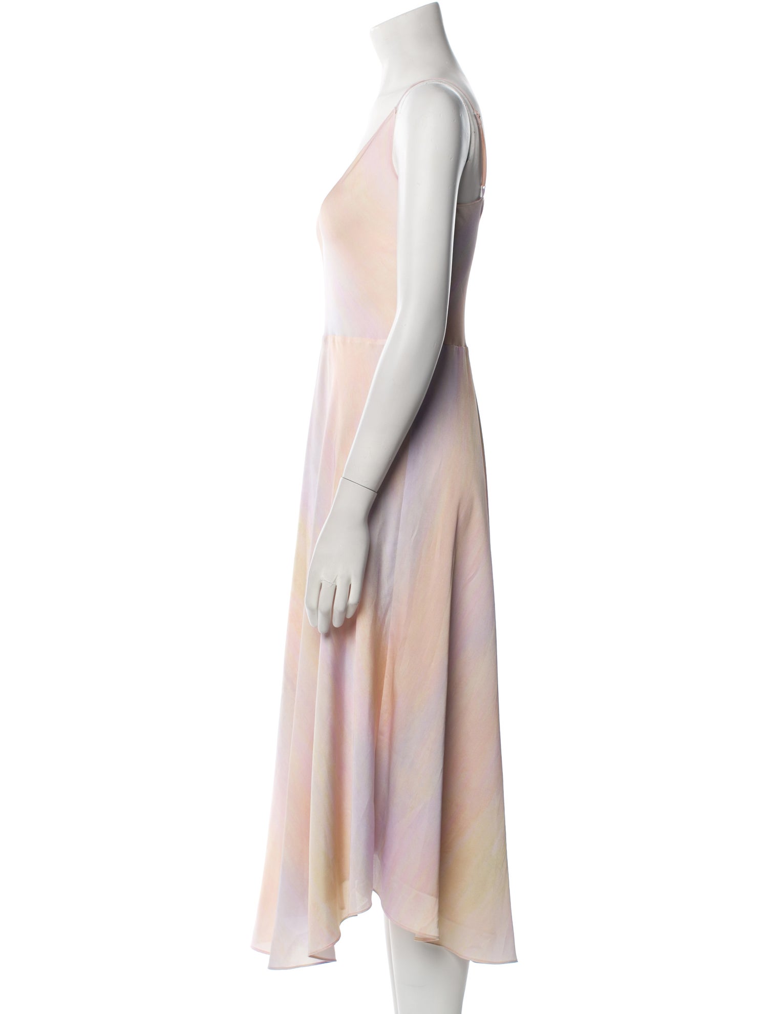 Vince Printed Midi Length Dress