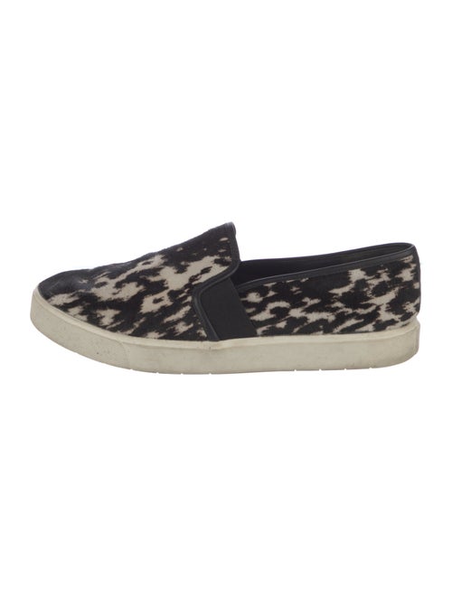 Vince Ponyhair Animal Print Sneakers