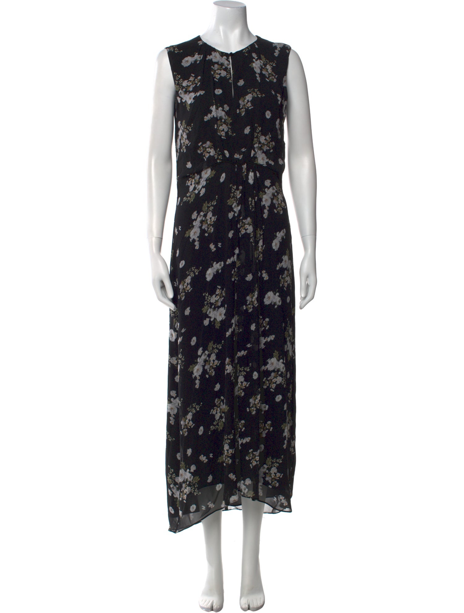 Vince Silk Long Dress