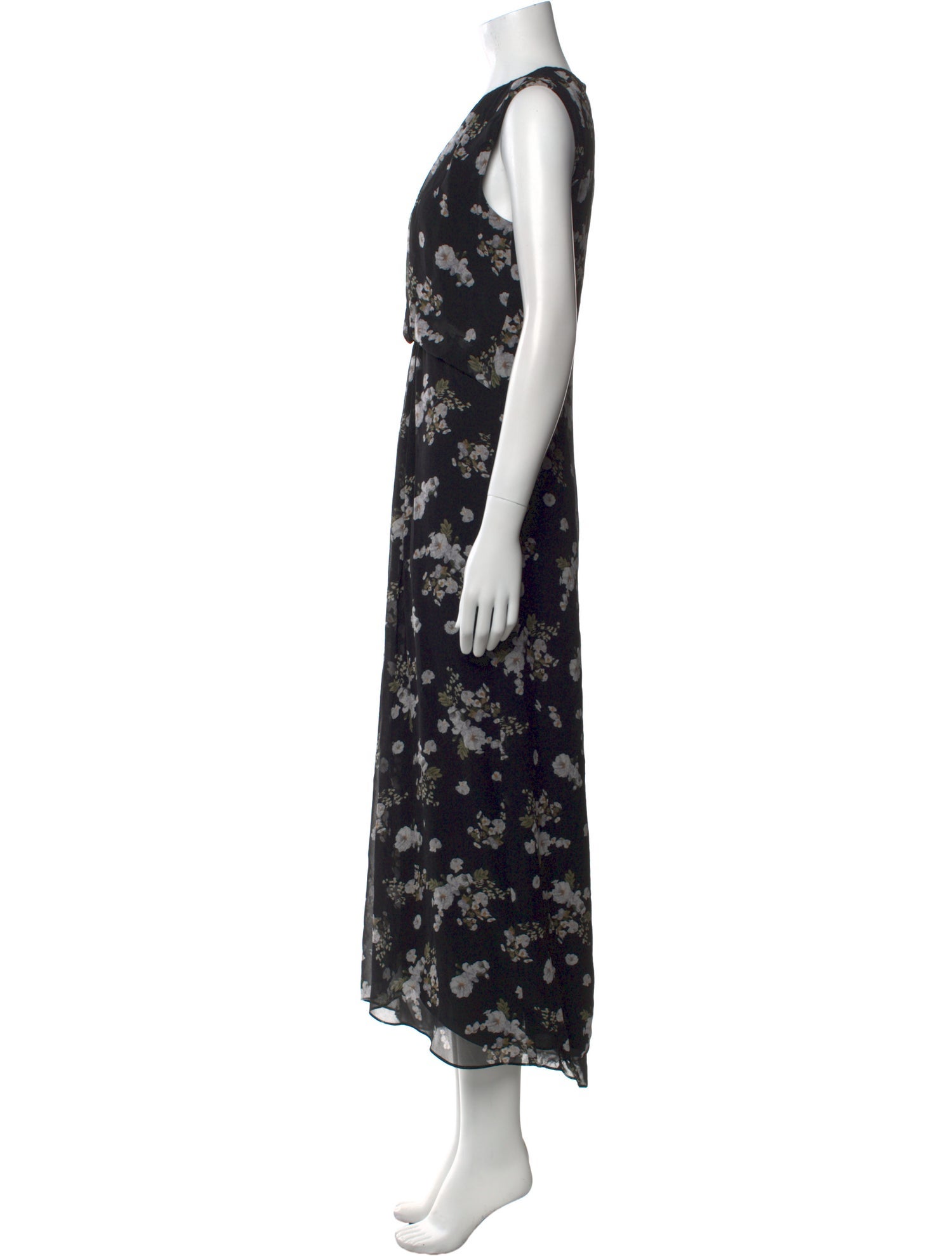 Vince Silk Long Dress