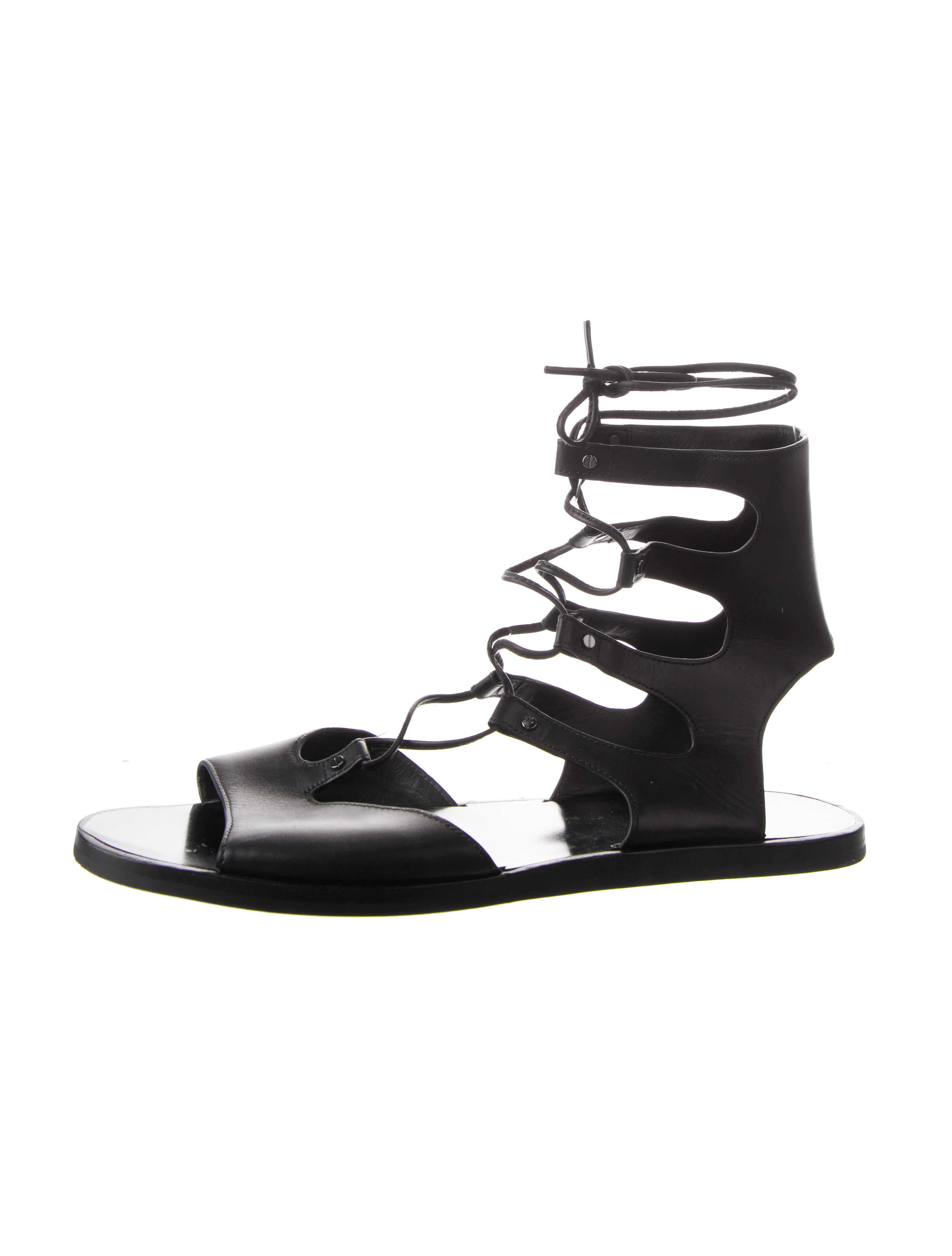 Vince Leather Gladiator Sandals