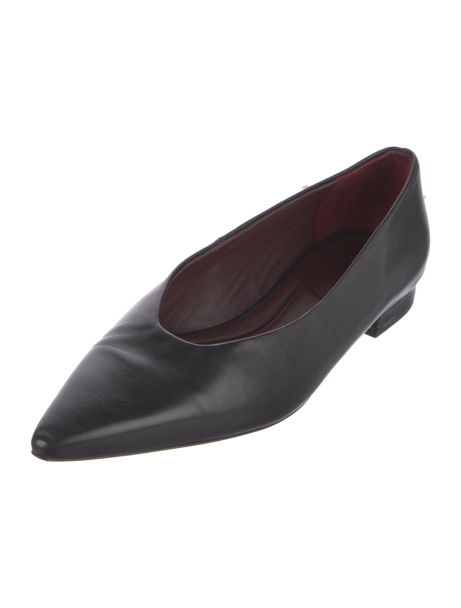 Vince Leather Ballet Flats