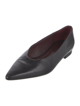 Vince Leather Ballet Flats
