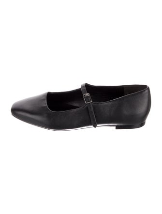 Vince Leather Mary Jane Flats